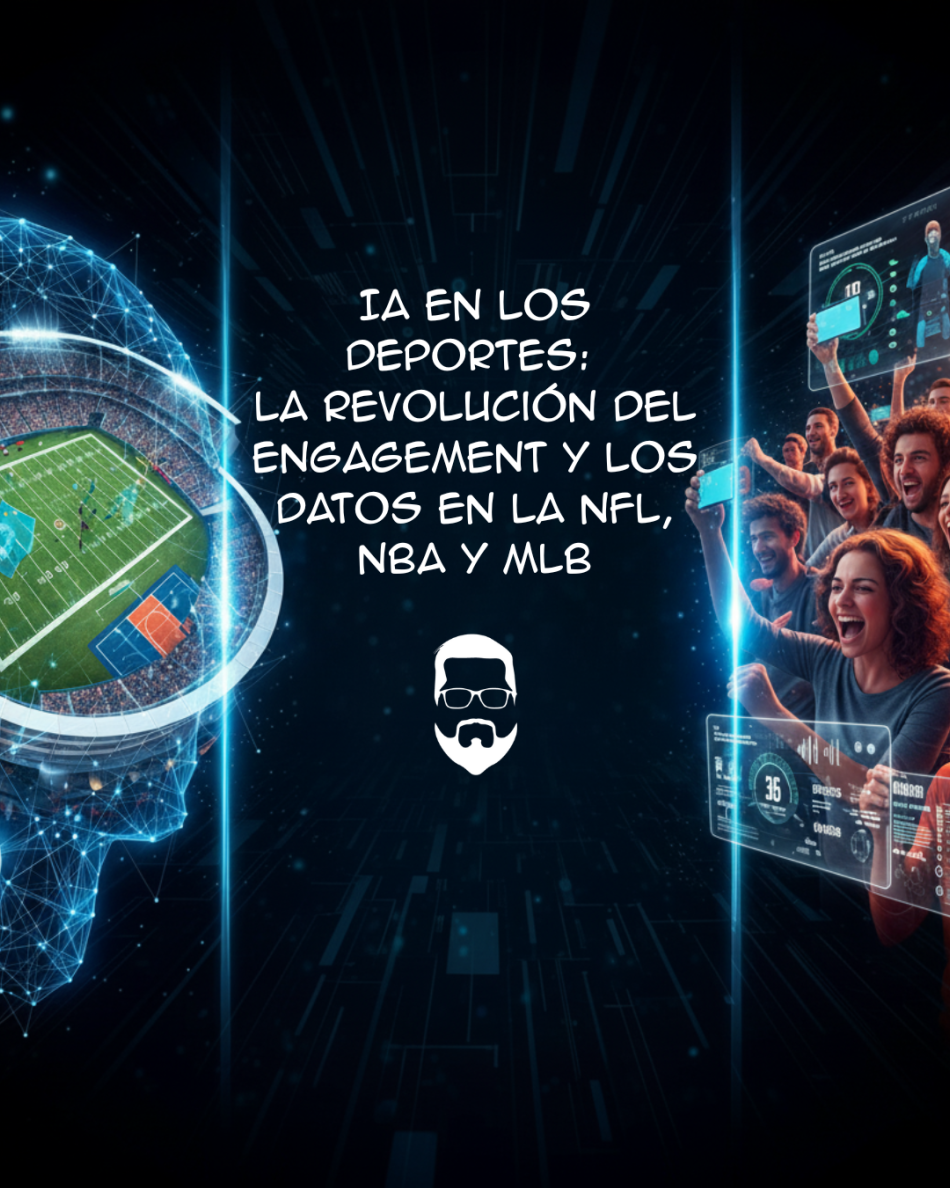 IA en los Deportes: La Revolución del Engagement y los Datos en la NFL, NBA y MLB