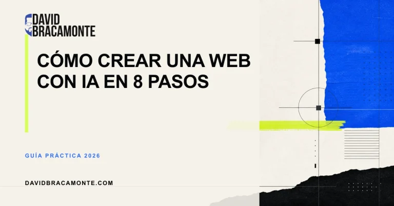 Cómo crear una página web con IA: ruta gratis y profesional en 8 pasos